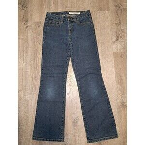 DKNY Soho Jean Womens Mid Rise Bootcut Blue Jeans Size 6S/C See Measurements